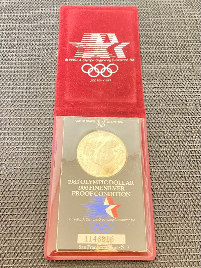 【美品】⭐️1983年 アメリカ ロサンゼルス オリンピック 記念メダル