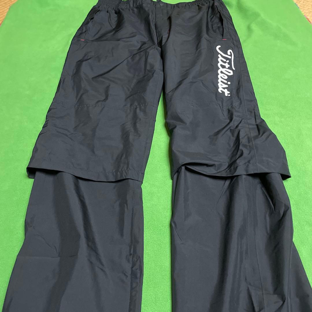 Titleist タイトリスト　ゴルフメンズ レインウェア 黒　L