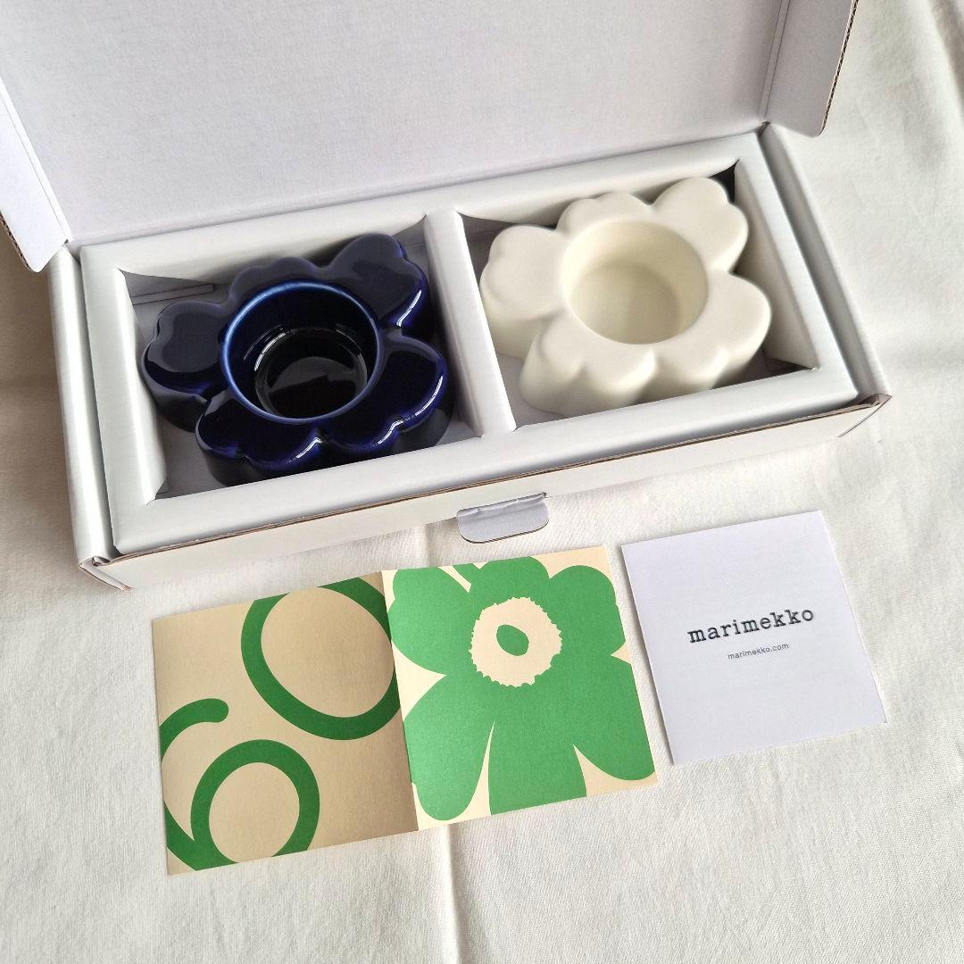 ウニッコ 60th ティーライトホルダー　キャンドルホルダー　2色セット