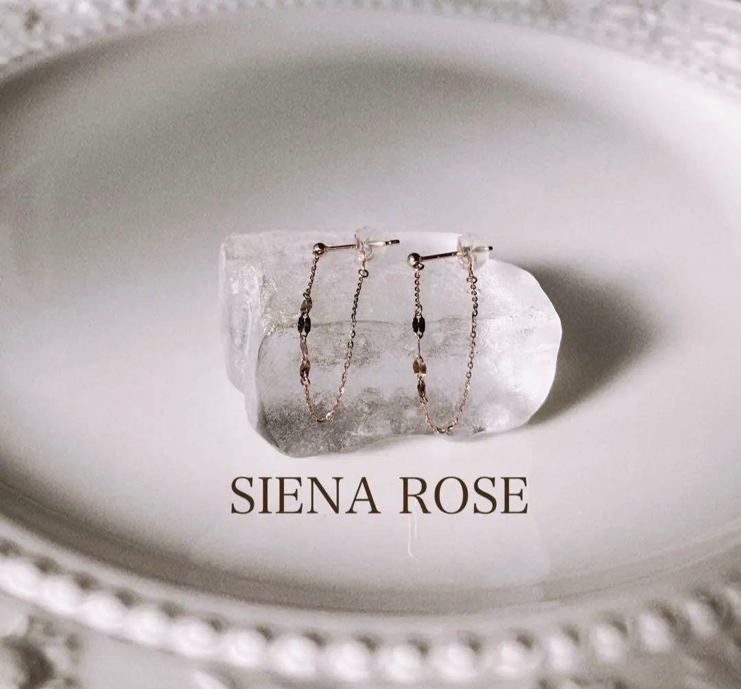 くらら‼︎ 検討中SIENA ROSE シエナロゼ　チェーンフープピアス
