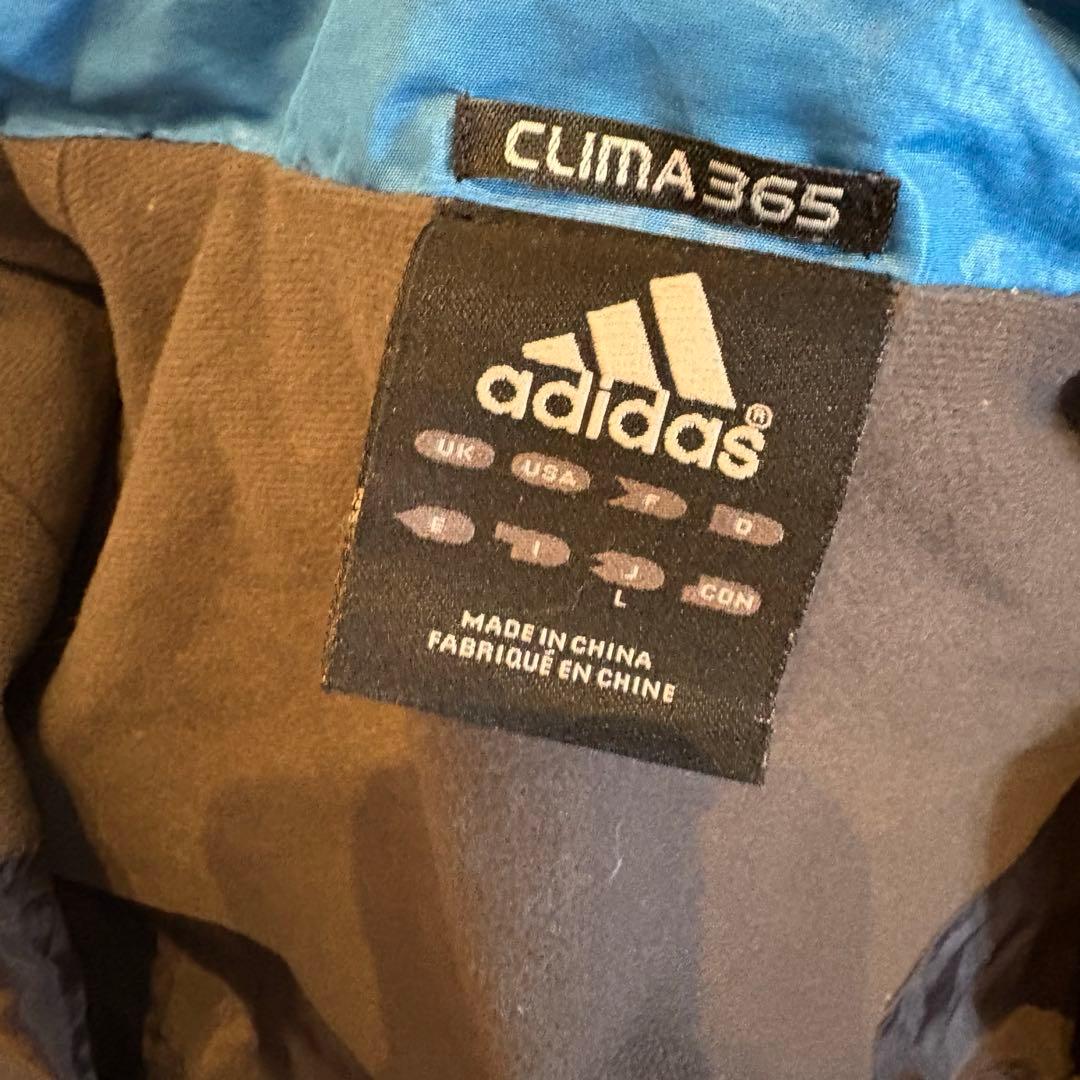 adidas アディダス clima365 トラックスーツ セットアップ黒青 L