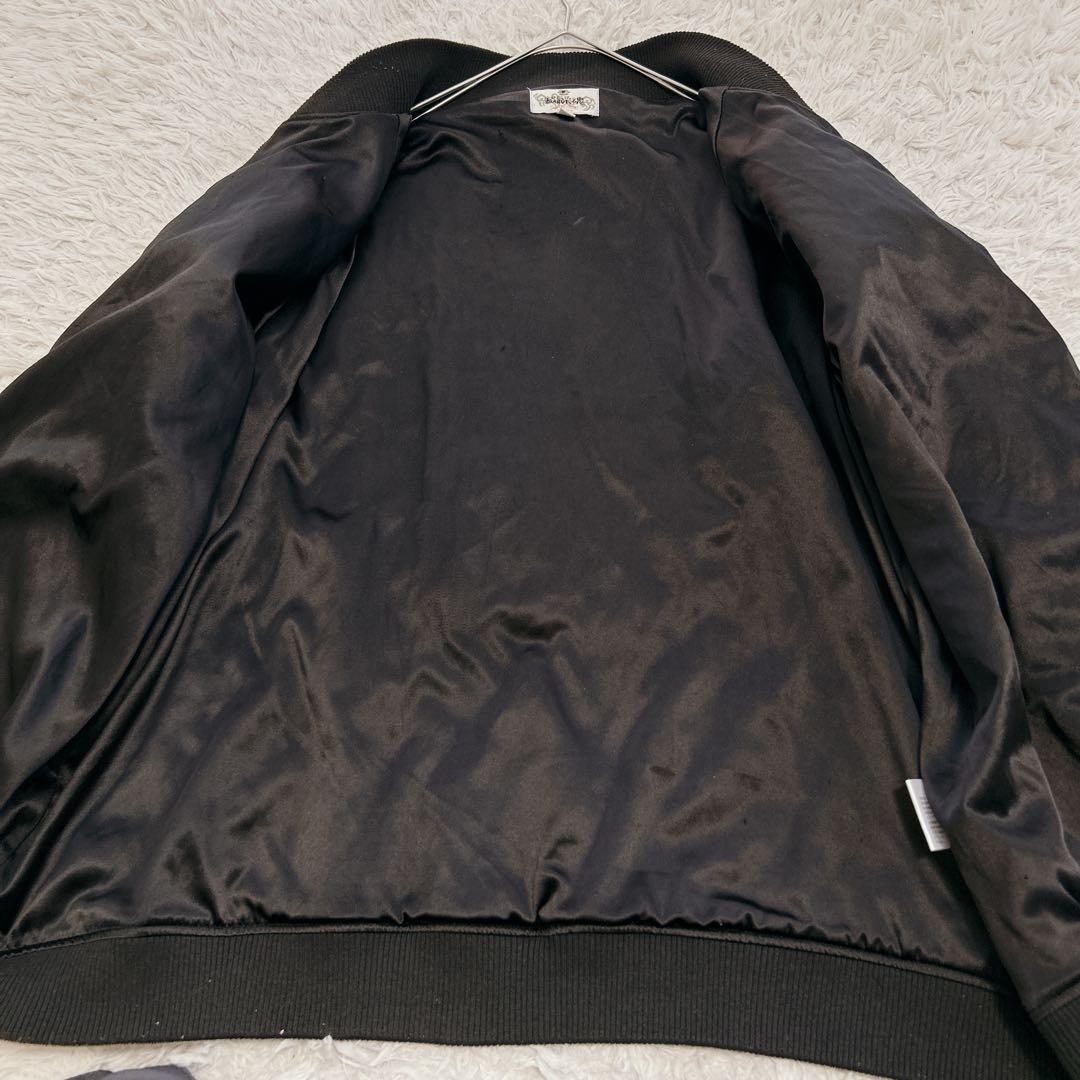 絡繰魂(カラクリダマシイ)スカジャン　双龍　桜白　鳳凰　刺繍 3L