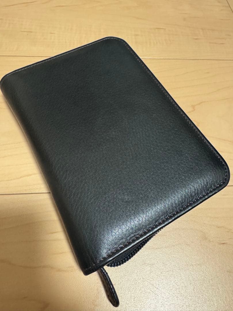 NAGASAWA キップレザー ペンケース　5本差し　ブラック　ナガサワ