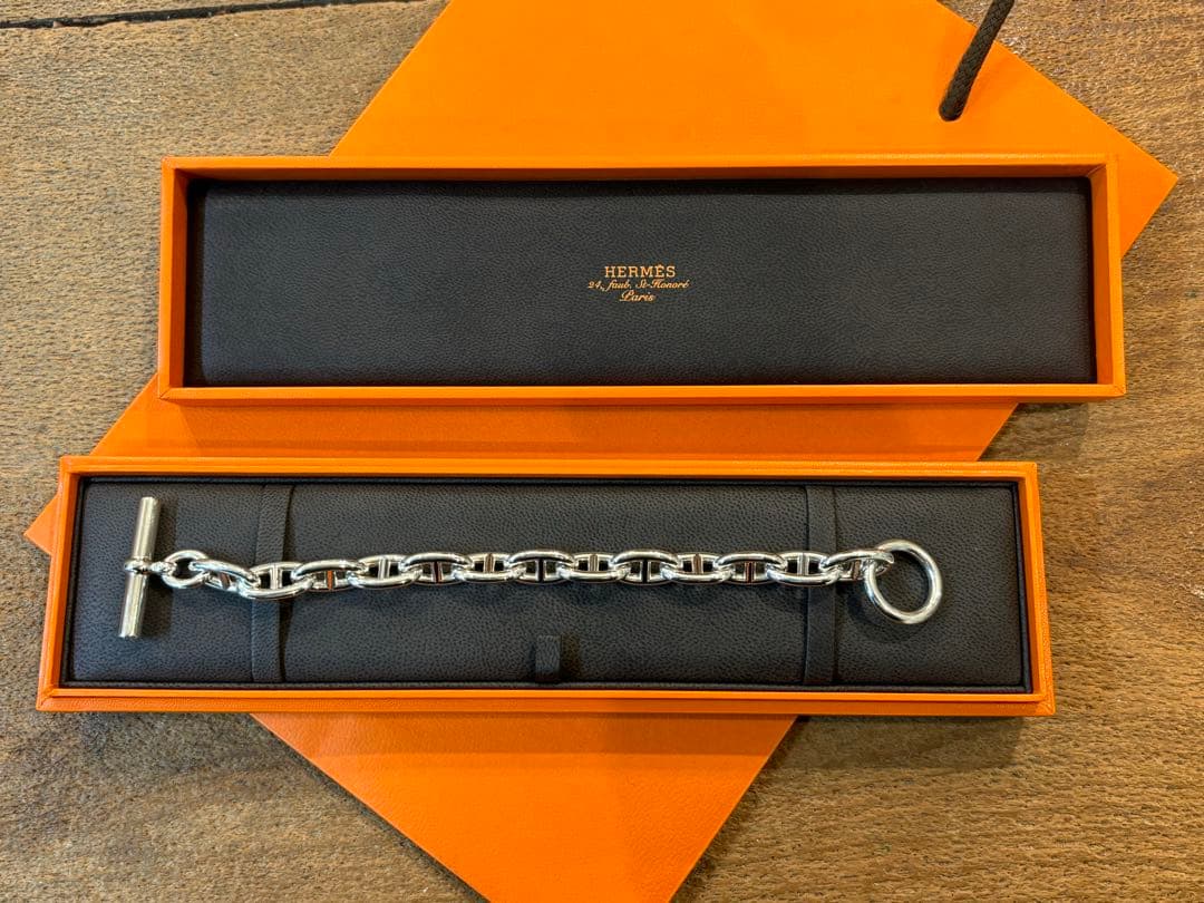 GM13コマ【保証書付き】 エルメス シェーヌダンクル HERMES