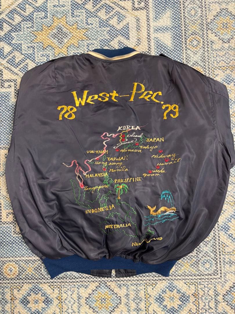 70s Korea jacket ツアー コリジャン スーベニア 韓国