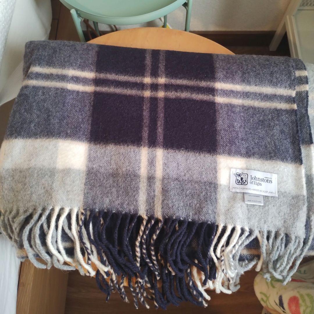 ジョンストンズ カシミヤ100%大判ストール