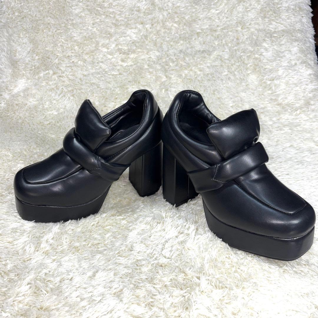GlamLips グラムリップス　パデット HIGH-HEEL ローファー