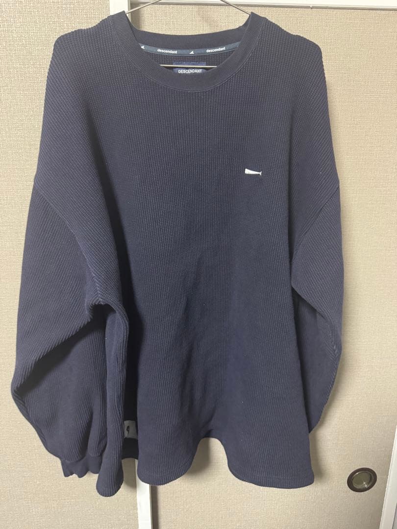 DESCENDANT ディセンダント サーマル ワッフル ロンT 4 25aw