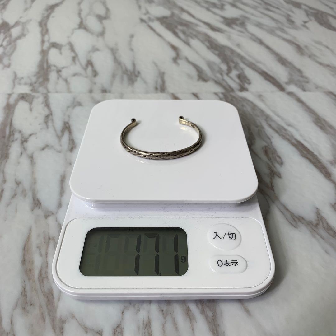 amp japan バングル シルバー925 刻印 スネーク柄 ブレイド ブレス