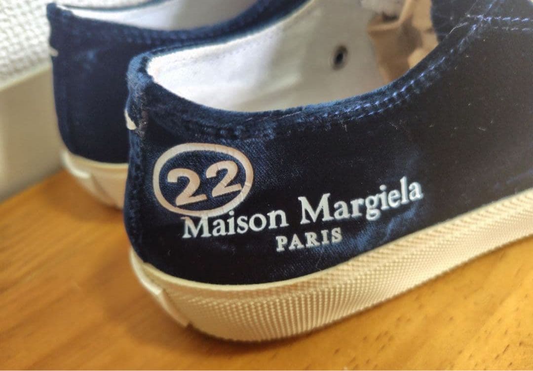 マルジェラ　ベロア足袋スニーカー