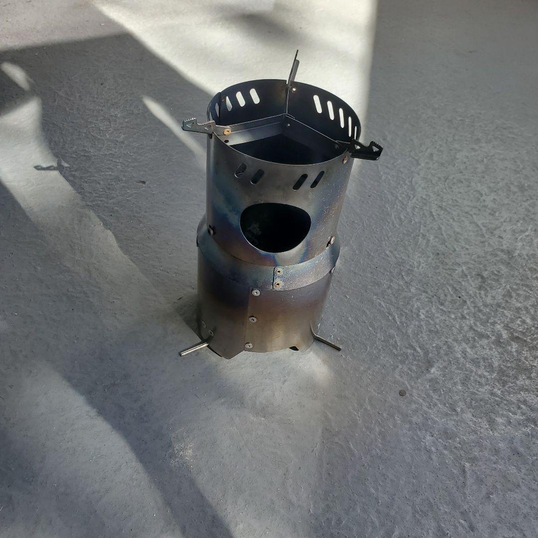 Goshawk チタン　ウッドストーブ　焚き火台　セット