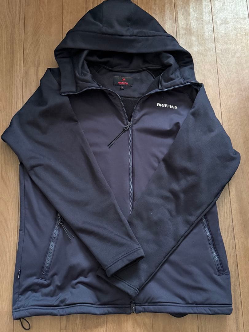 ブリーフィングBRIEFING POLARTEC ネイビー ポーラテックパーカー