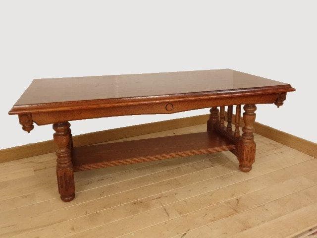 木製　センターテーブル　再塗装済　USED