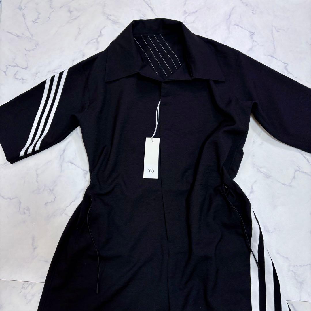 未使用タグ付 Y-3 W CH1 ジャンプスーツ M 黒 山本耀司 アディダス