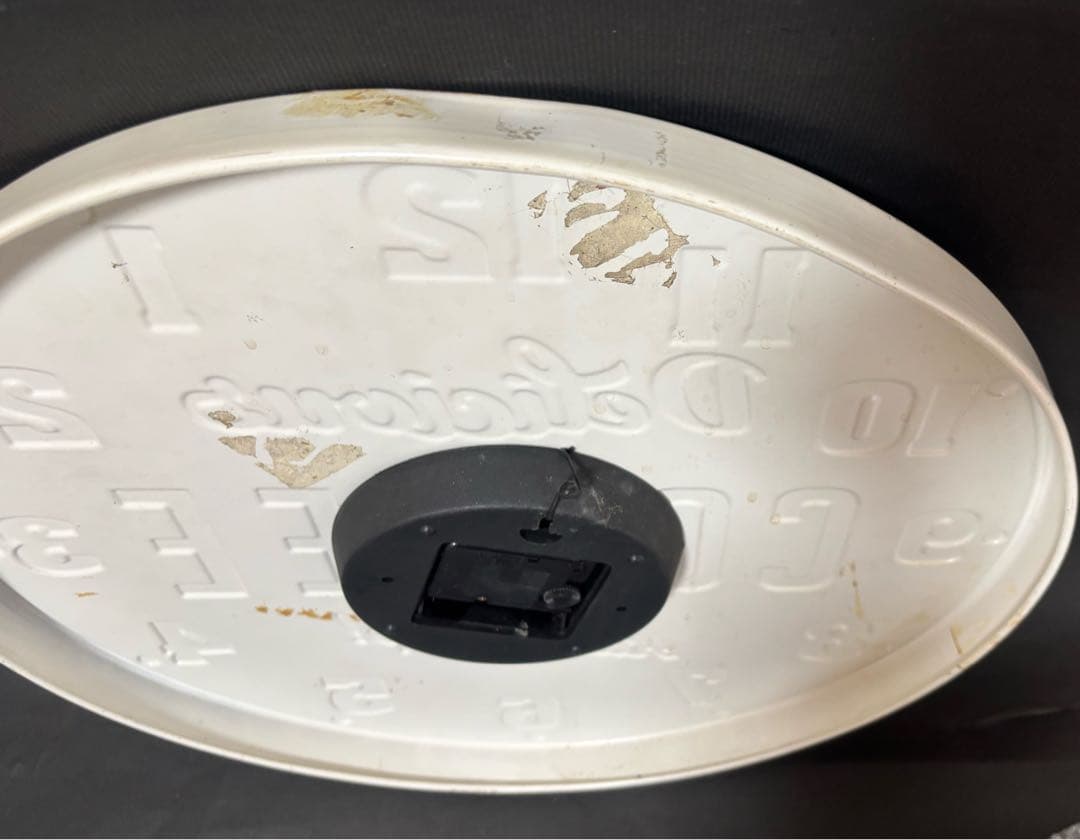 ヴィンテージ レトロ 掛け時計 39.5cm 訳あり インテリア COFFEE