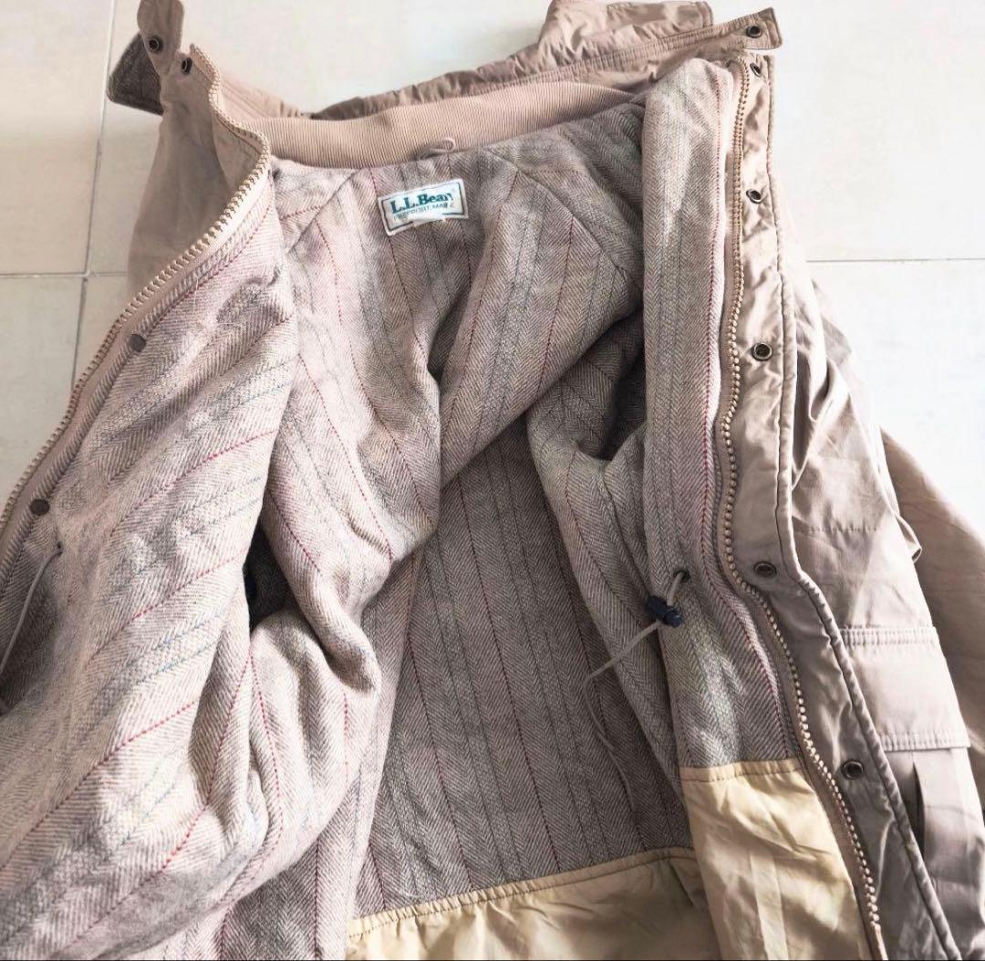 80s LLBean　ストームコート　一枚袖　パデッドコート　 XL YG3