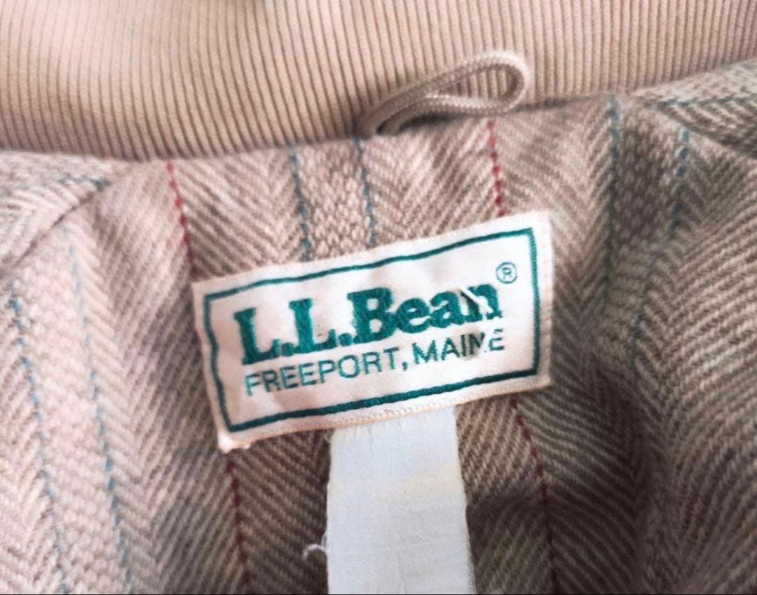80s LLBean　ストームコート　一枚袖　パデッドコート　 XL YG3