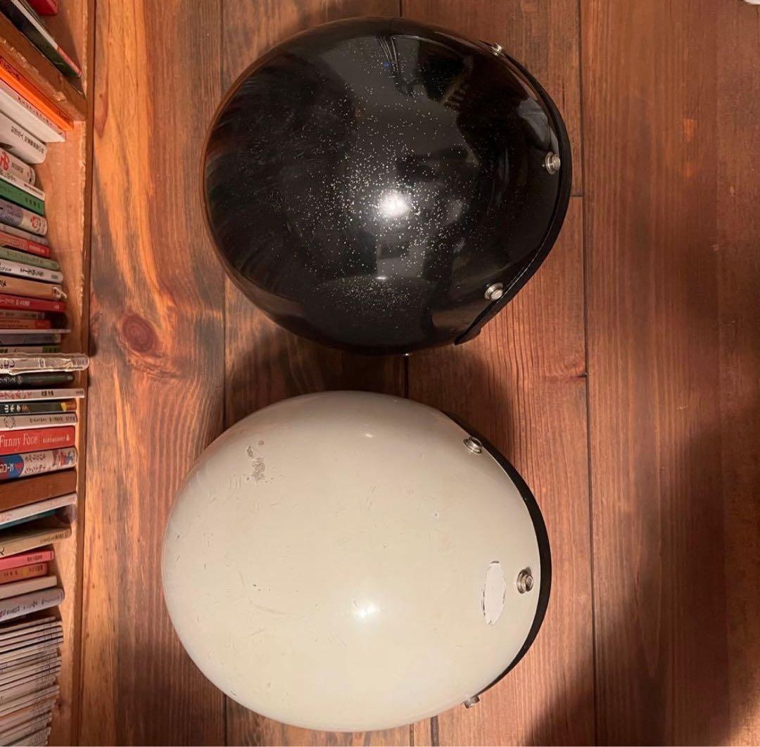 7*0様 ビンテージ　ヘルメット　黒 ラメ