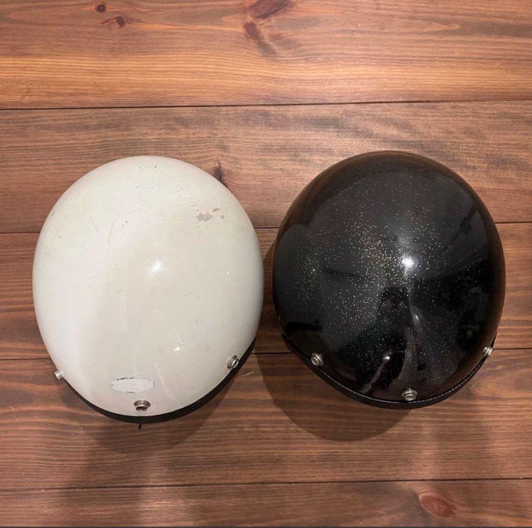 7*0様 ビンテージ　ヘルメット　黒 ラメ