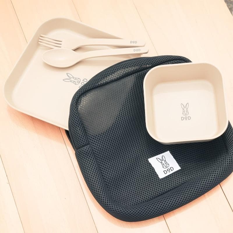 新品 DOD 夏の4点セット ステンレスボトル バッグ ホルダー テーブルウェア