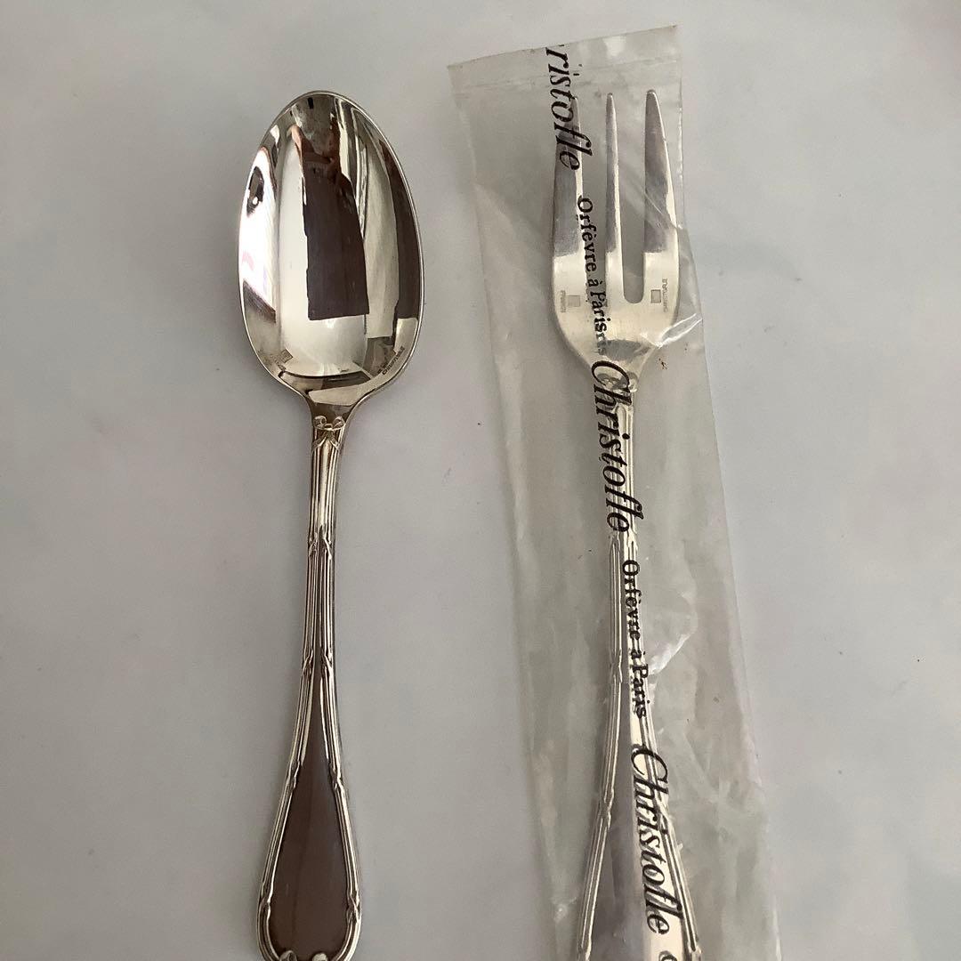 銀製クリストフル　デザートセット　②