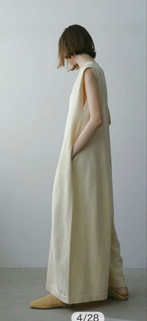 ETRE TOKYO フロントボタンニットオールインワン