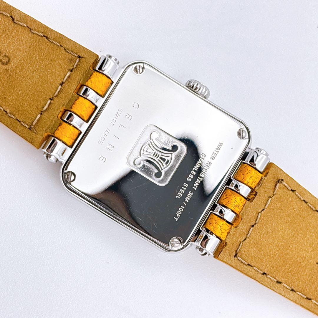 【希少・電池新品】セリーヌ CELINE ラ パリセット スクエア 腕時計