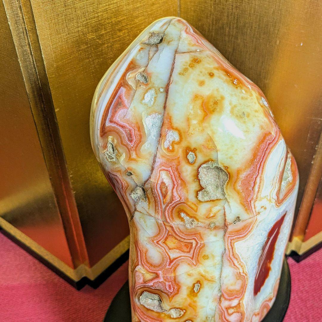 メノウ6.0㌔ 瑪瑙 鑑賞石 観賞石 水石 盆石 天然石 置物