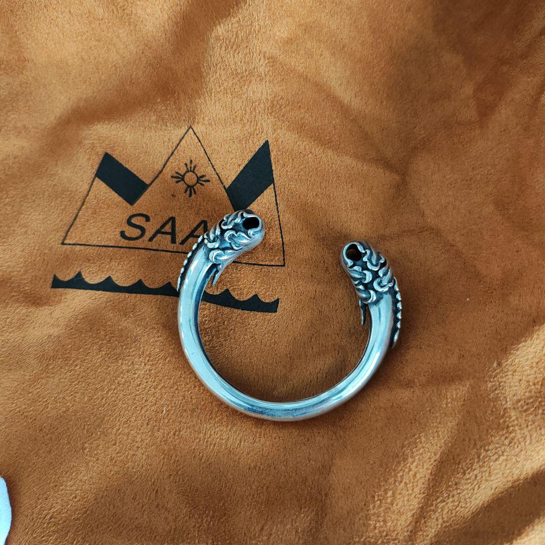 お値下げ!①SAAD ブレスレット　腕輪　シルバー