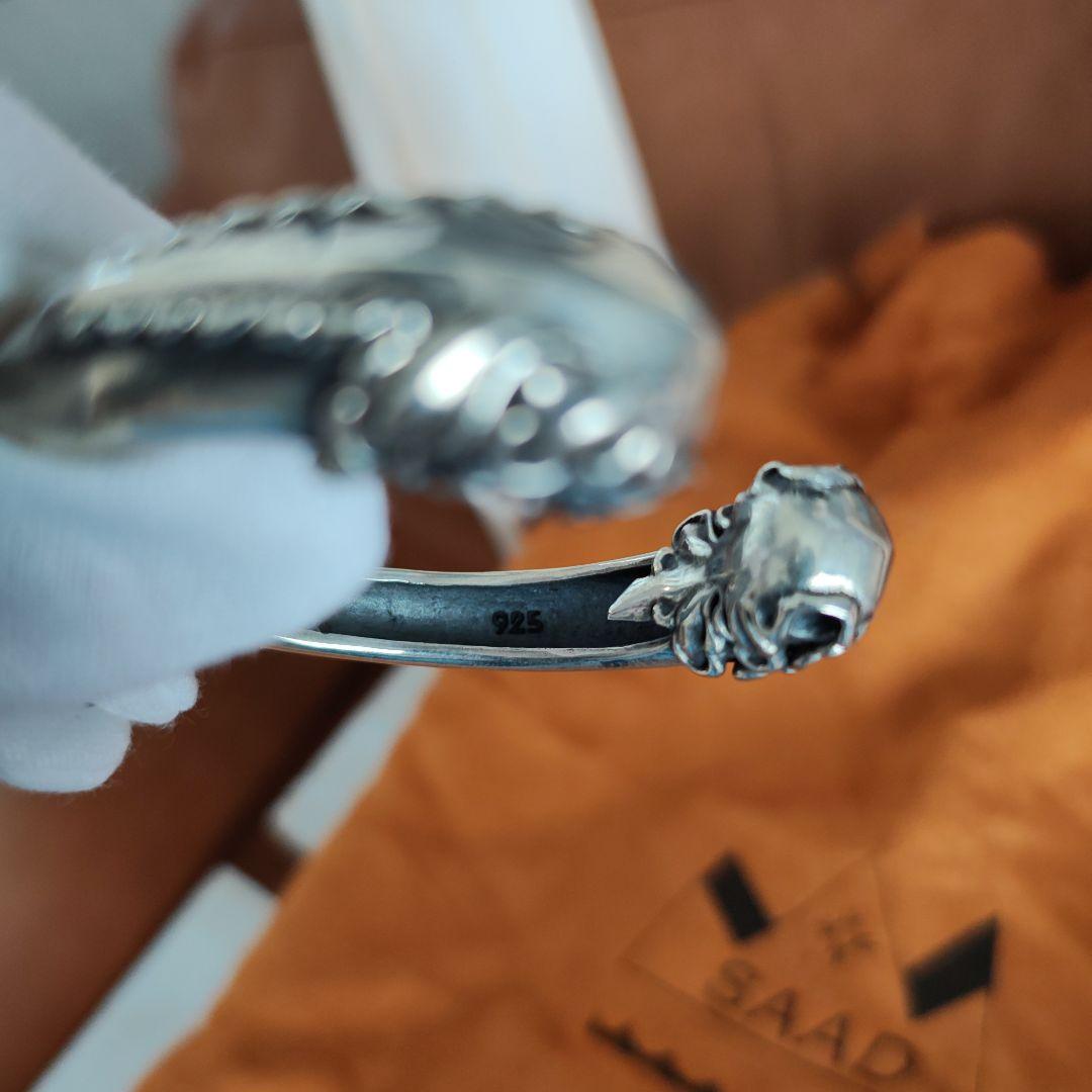 お値下げ!①SAAD ブレスレット　腕輪　シルバー