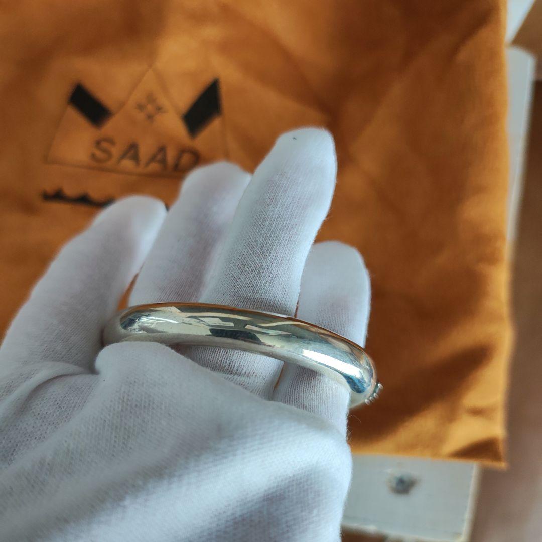 お値下げ!①SAAD ブレスレット　腕輪　シルバー