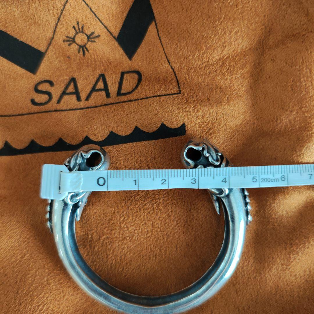 お値下げ!①SAAD ブレスレット　腕輪　シルバー