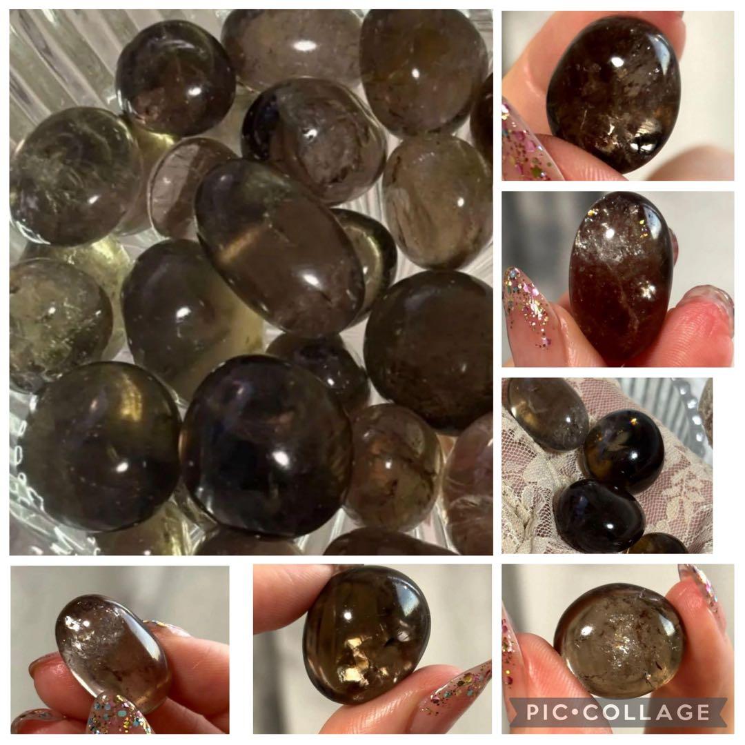 スモーキークォーツ スモーキー タンブル さざれ 天然石 宝石 ルース