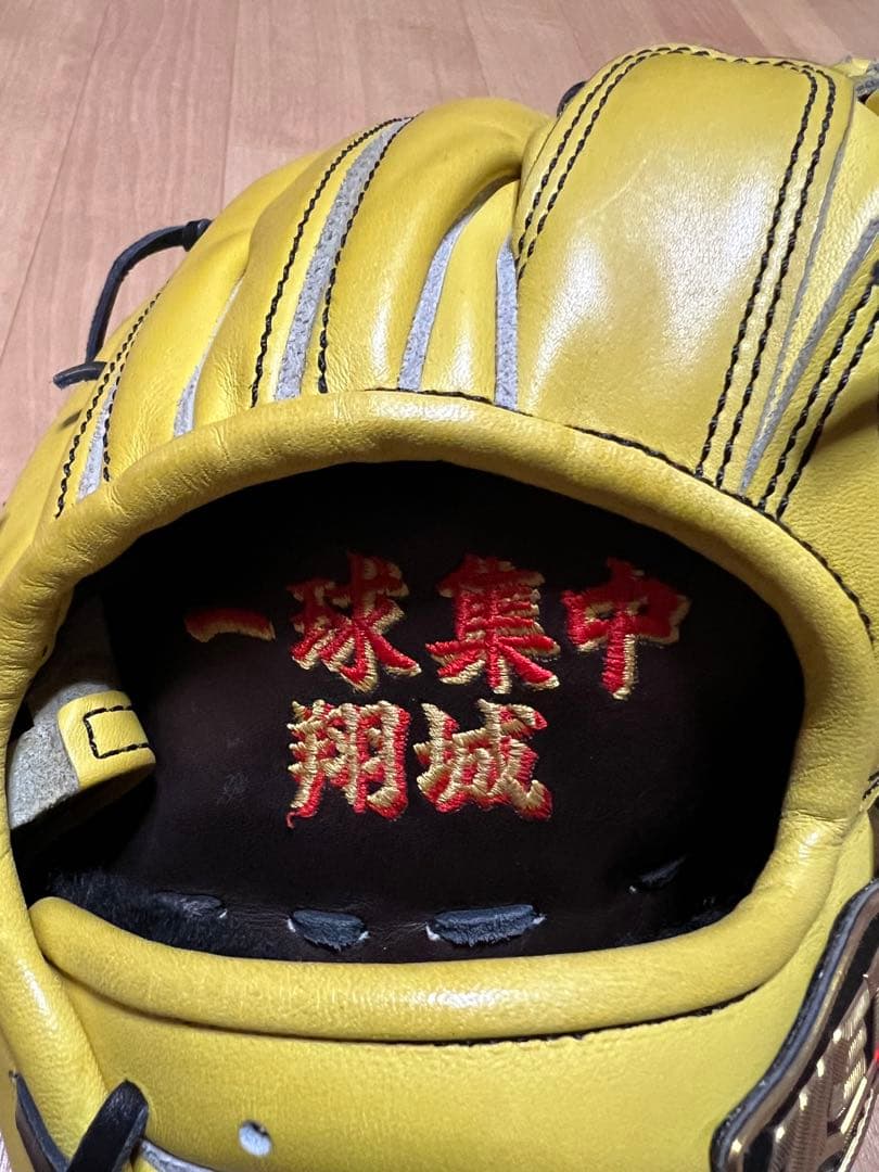 ト*田様 ZETT プロステ硬式用オーダー(キップレザー)源田モデル