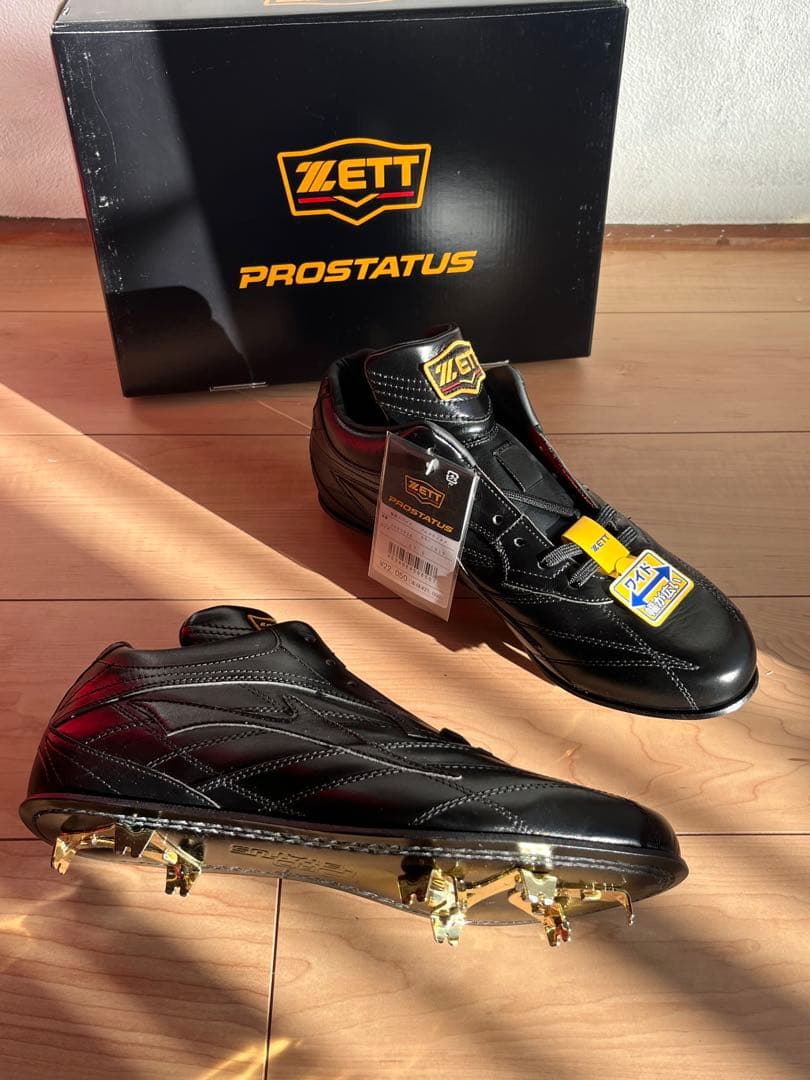 新品ZETT プロステイタス 野球/革底 27.5/品番： BSR3926