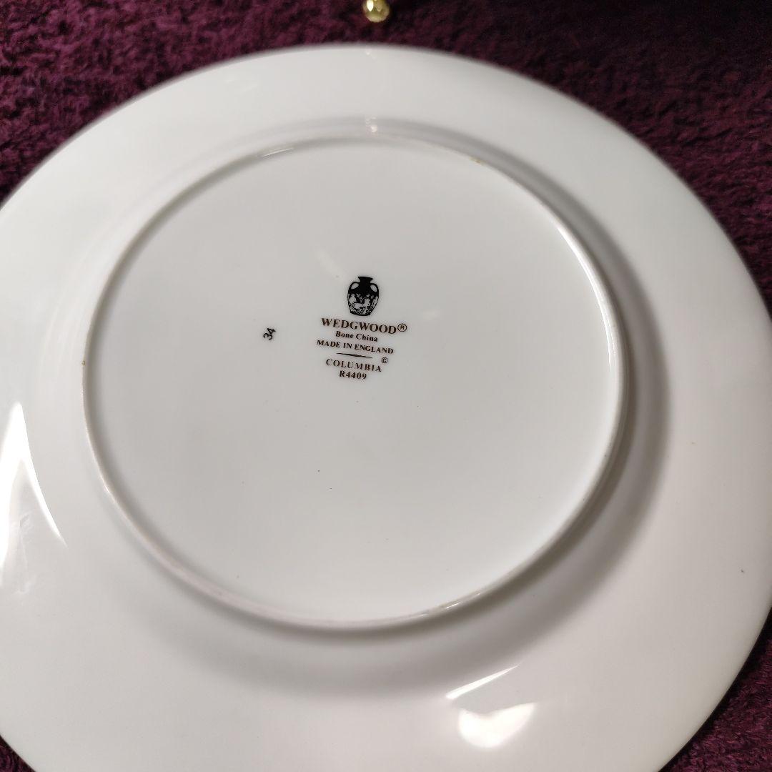 ウェッジウッド　コロンビアセージグリーン　カップ＆ソーサー２客＋プレート３枚＋S