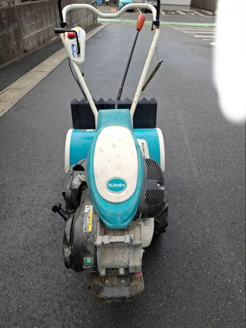 クボタ TR6000 陽菜 ミニ耕運機 ブルー溝浚器 付き