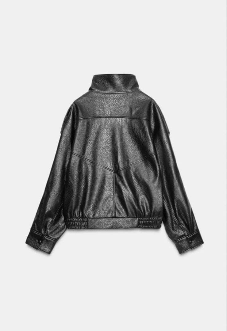 ZARA ブラック ライダースジャケット S