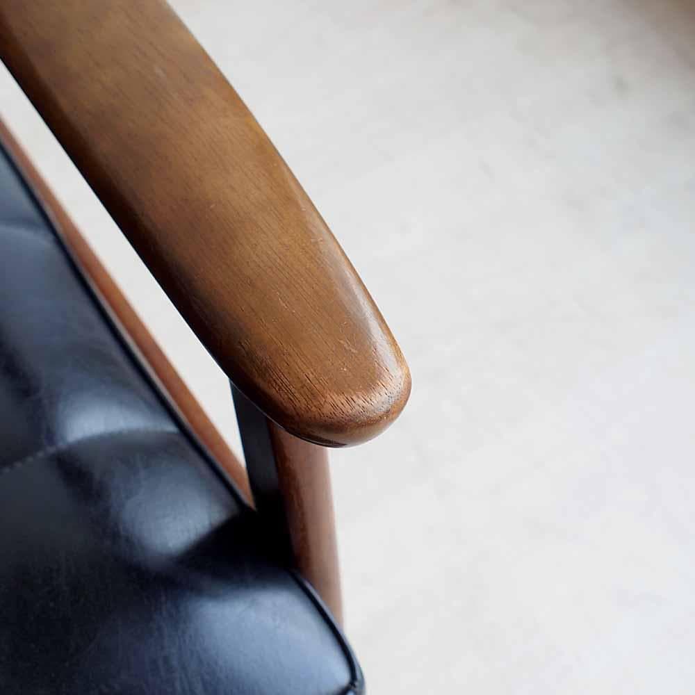 オールドカリモク Kチェア B 1シーター ビンテージ ZR24375