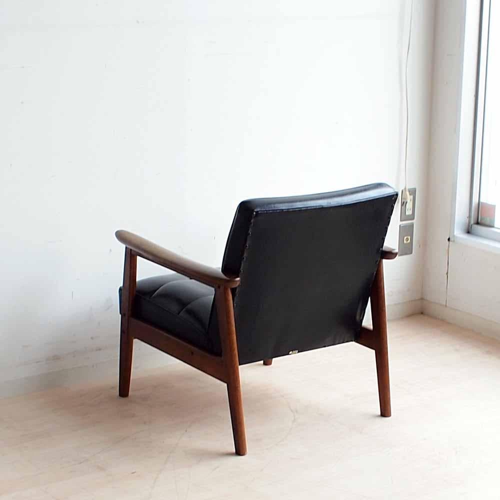 オールドカリモク Kチェア B 1シーター ビンテージ ZR24375