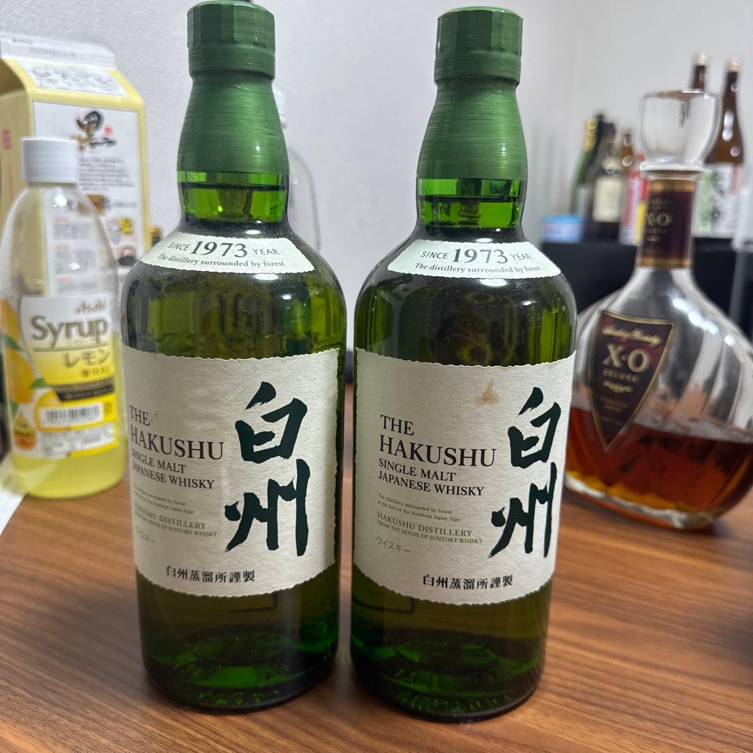 白州 シングルモルトウイスキー 1973年 750ml 2本セット