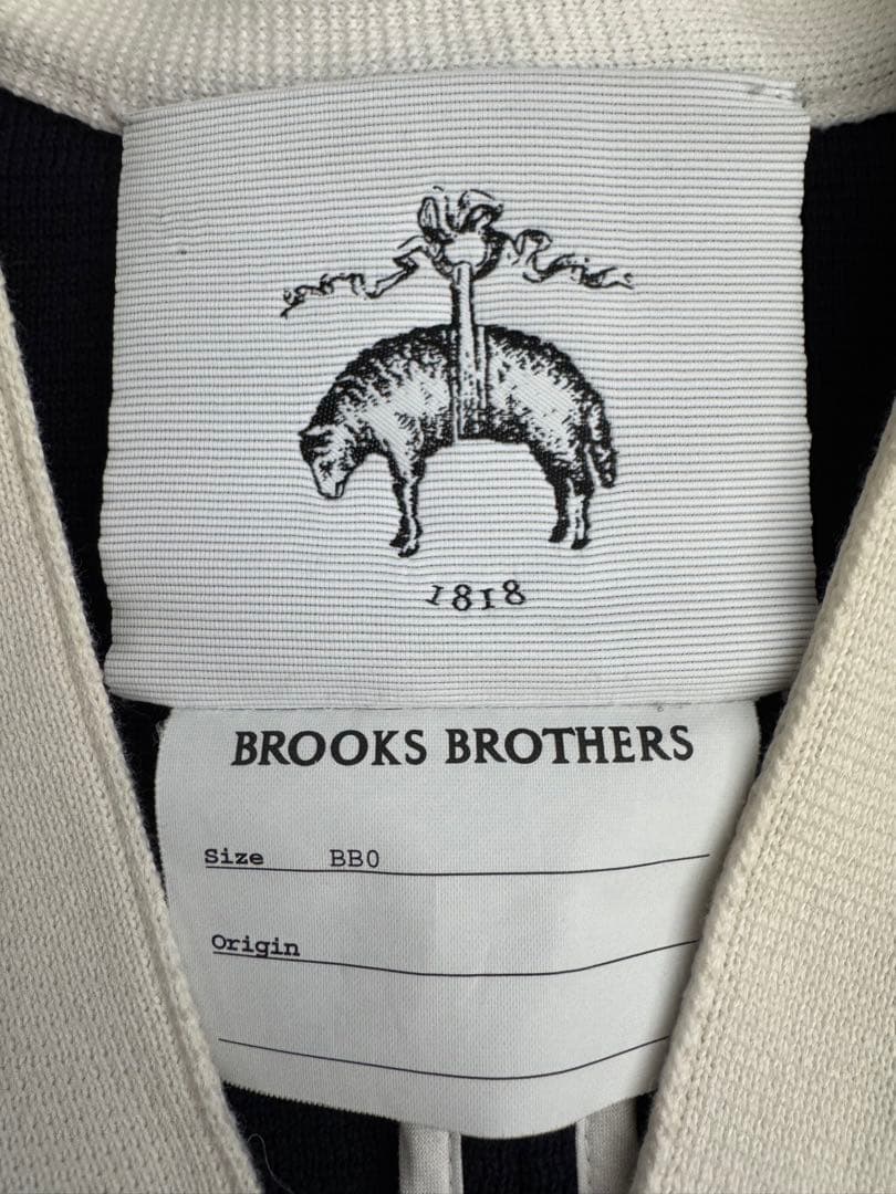 【BB0】BROOKS BROTHERS ネイビー カーディガン