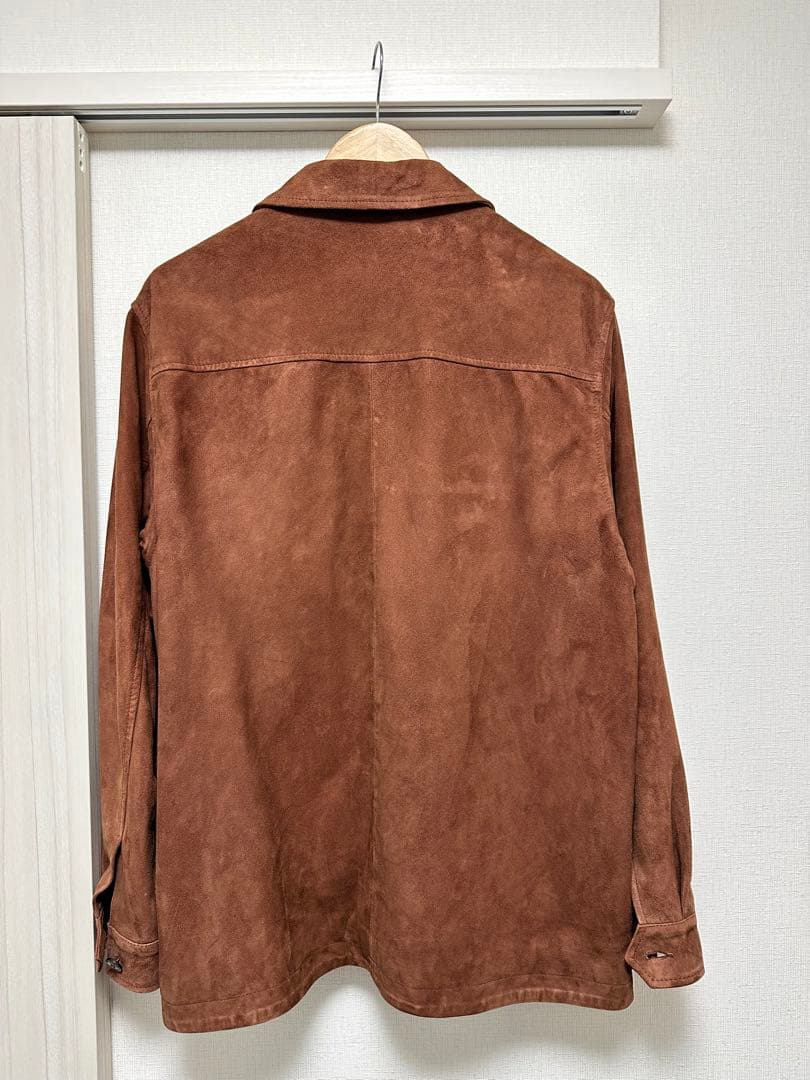 [おじさん1205]　本革スエードジャケット