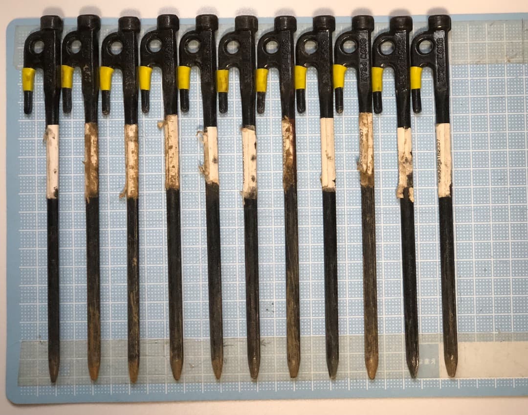 価格見直し　スノーピーク　ソリッドステーク　ペグ＆ハンマー（ヤマコウ時代）