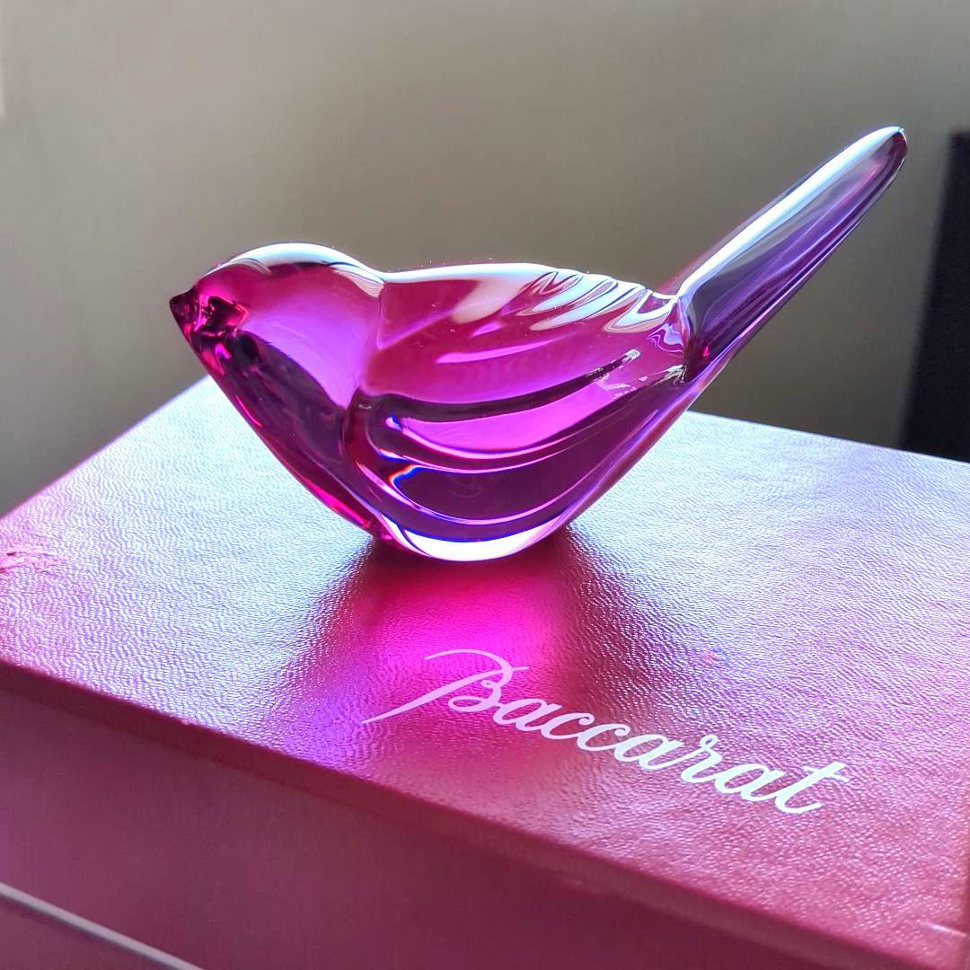 Baccarat バカラ　TITI BIRD ピンク フィギュリン
