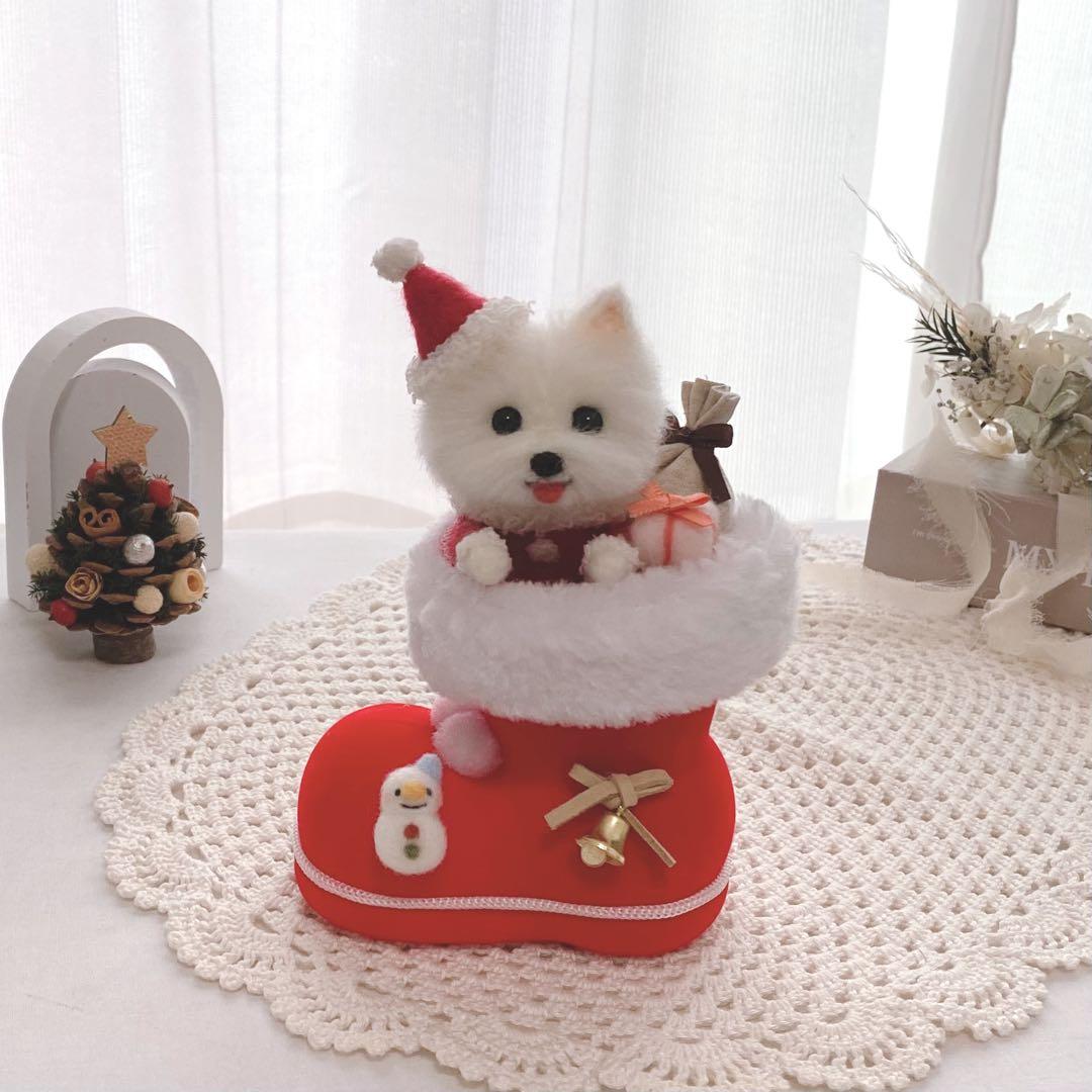 専用ページ　クリスマス作品　羊毛フェルト