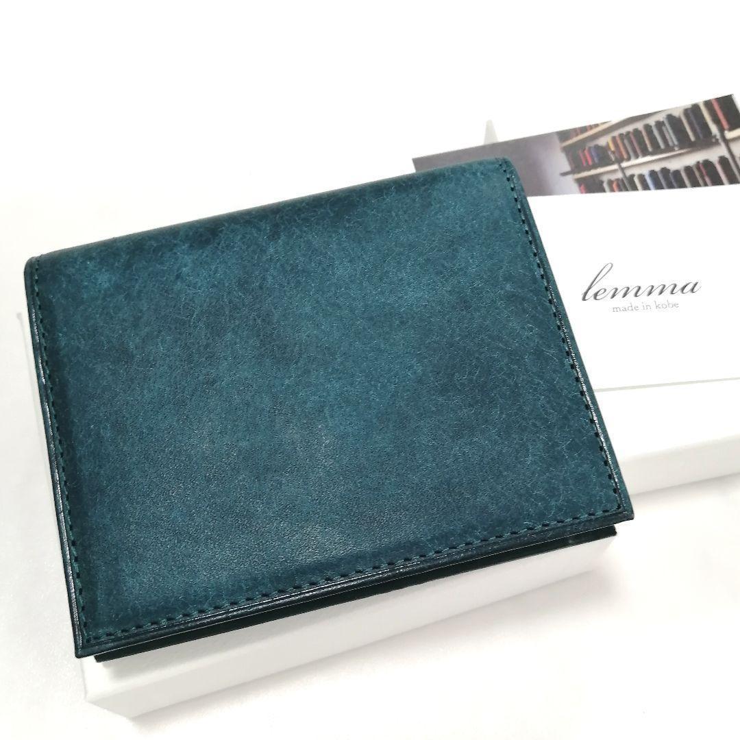 新品未使用✨ レンマ　マリスコ　折財布　ペトローリオ　ネイビー　プエブロレザー