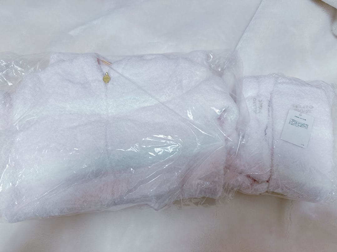 ジェラートピケ 福袋2020 ルームウェア上下セット ヘアバンド 靴下