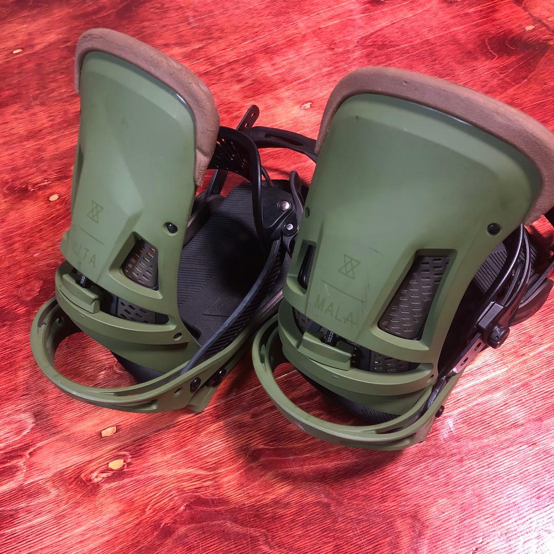 BURTON Malavita Mサイズ　オリーブグリーン ビンディング　19年