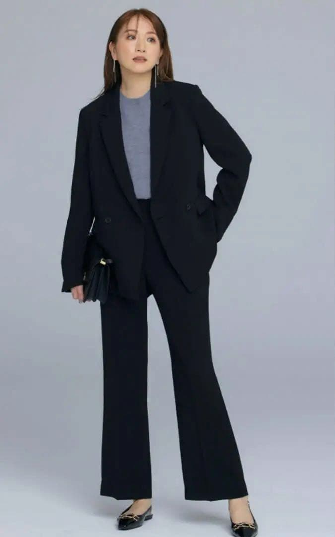 2024ss PLST トリアセブレンド セットアップ 洗える ストレッチ